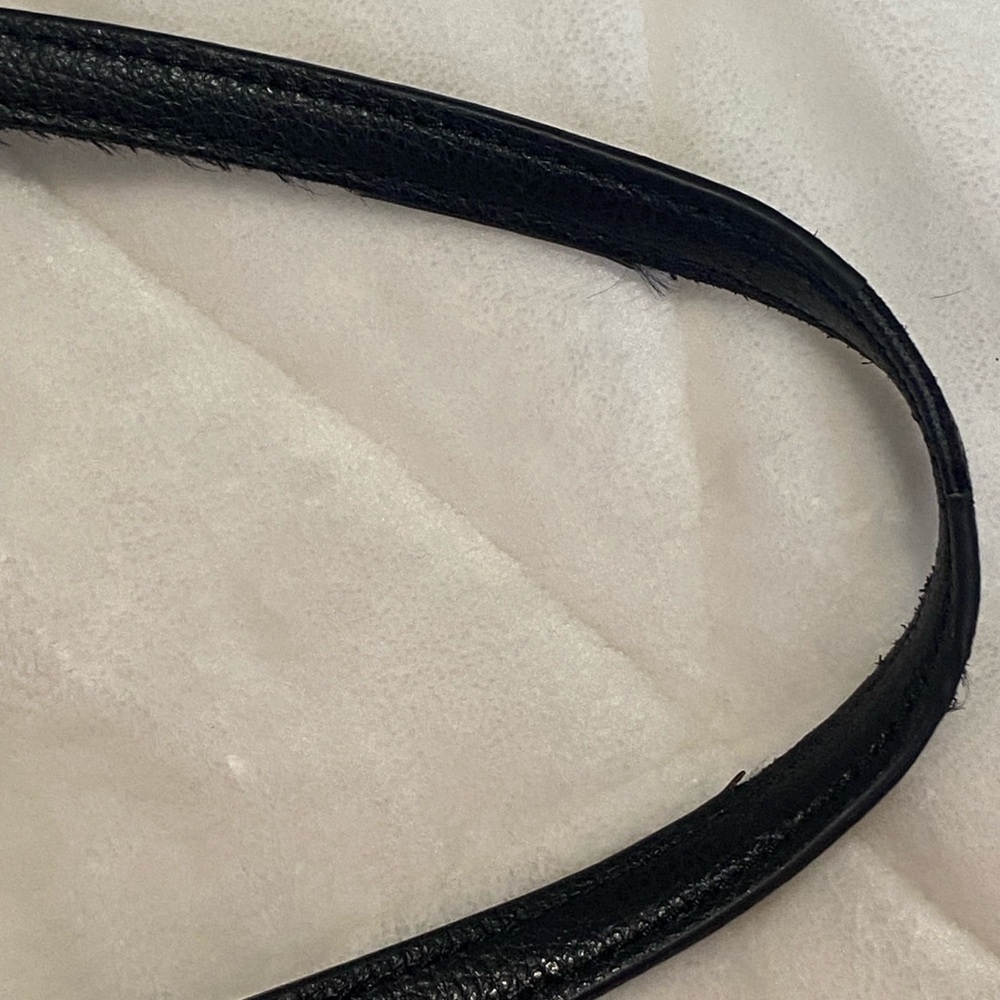 kate spade Black Leather Pebbled Tote with Gold Logo - Picture 16 of 16